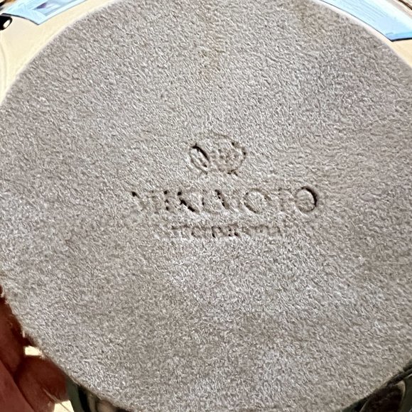 $999 Authentic MIKIMOTO 1999 Limited Edition Pearl Silver Tone Jewelry Tray - Picture 6 of 11